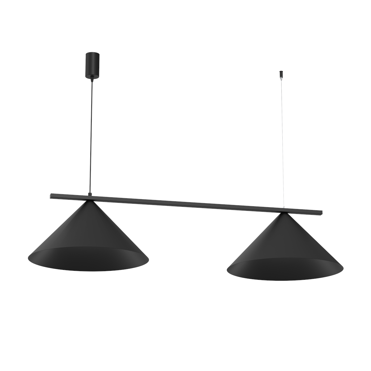 MiLagro Lampa wisząca CAPITAL CZARNY 2XGX53 MLP0942