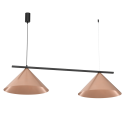 MiLagro Lampa wisząca CAPITAL  CZARNY-MIEDZIANY 2XGX53 MLP0944