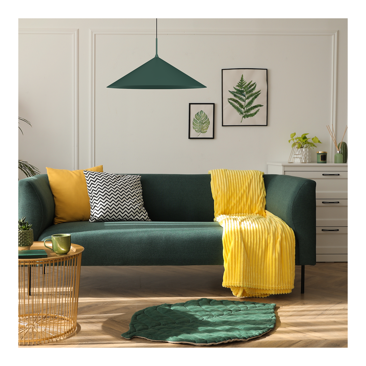 MiLagro Lampa wisząca CAPITAL ZIELONY 1XGX53 MLP0949