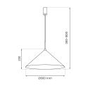 MiLagro Lampa wisząca CAPITAL ZIELONY 1XGX53 MLP0949