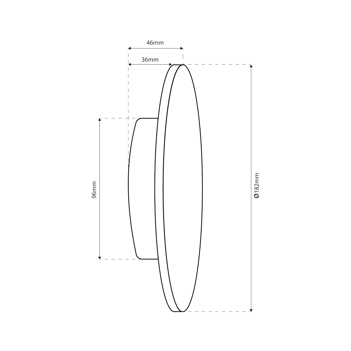 MiLAGRO DISK ML1286 12W IP65