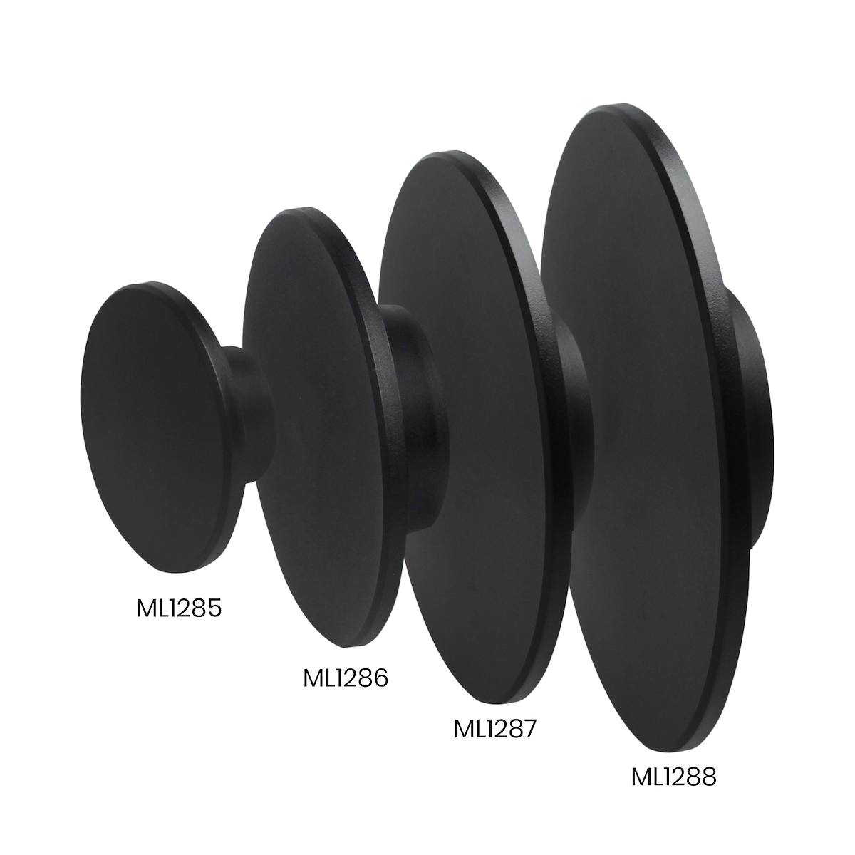 MiLagro Kinkiet Disk 15W 3CCT IP65 Czarny ML1287