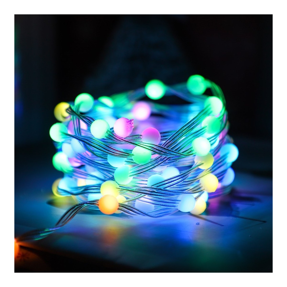 Girlanda RGB LED 5m EK1389