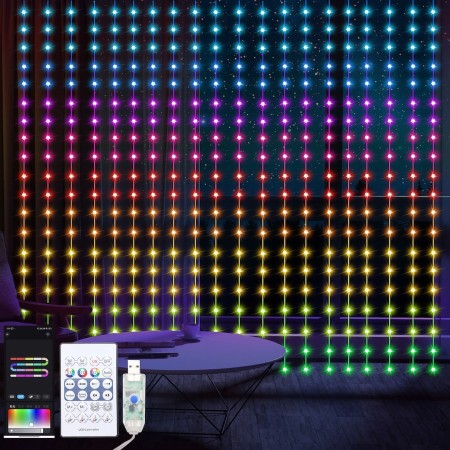 MiLagro Kurtyna Wizard Kulka 2*2m 400LED RGB EK1390