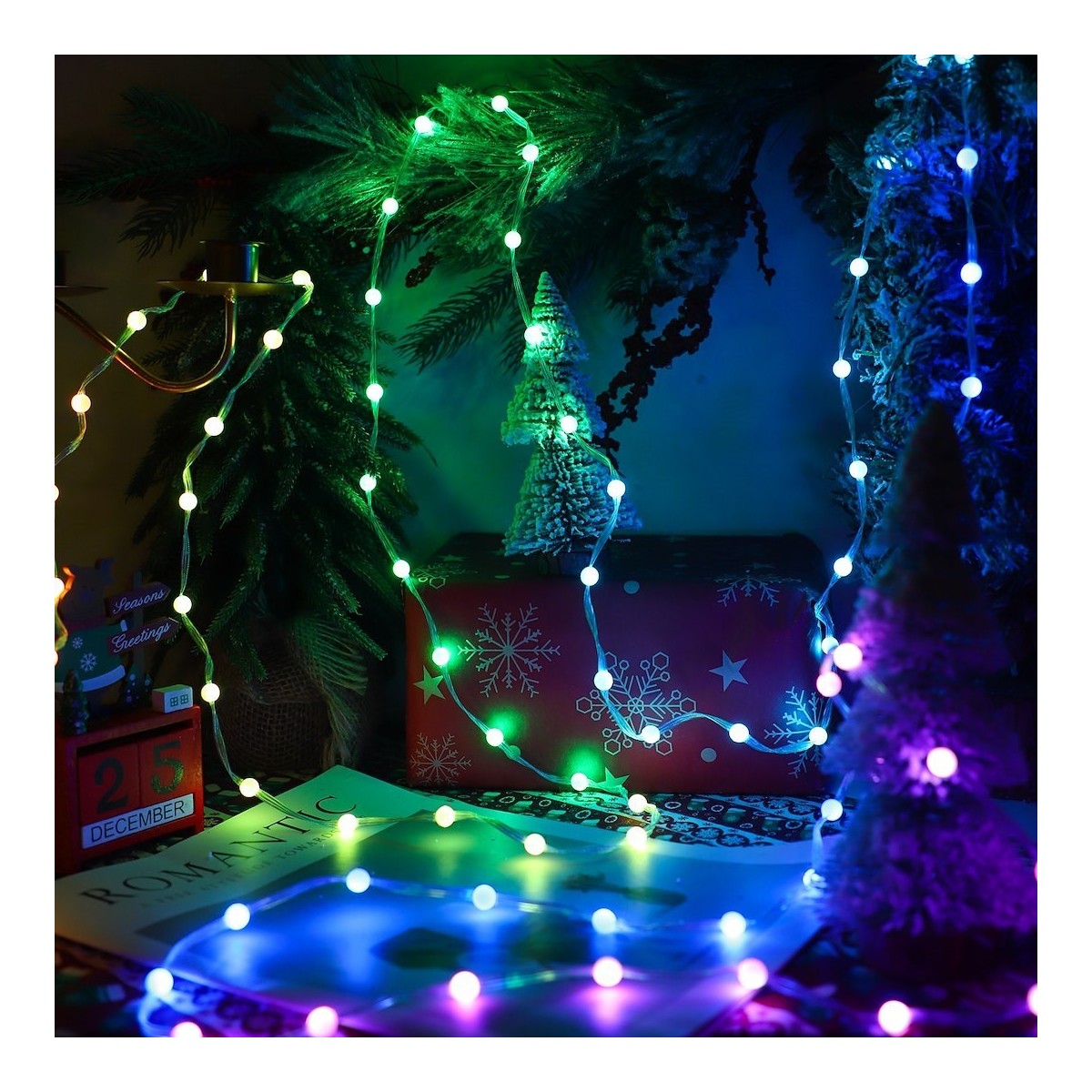 Kurtyna LED RGB 2x2m EK1390