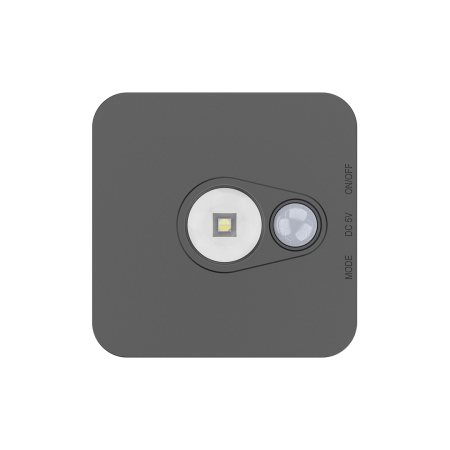 MiLagro Lampka Podszafkowo-Schodowa Stanley Czarny 3CCT 7,5*7,5cm EKB1392