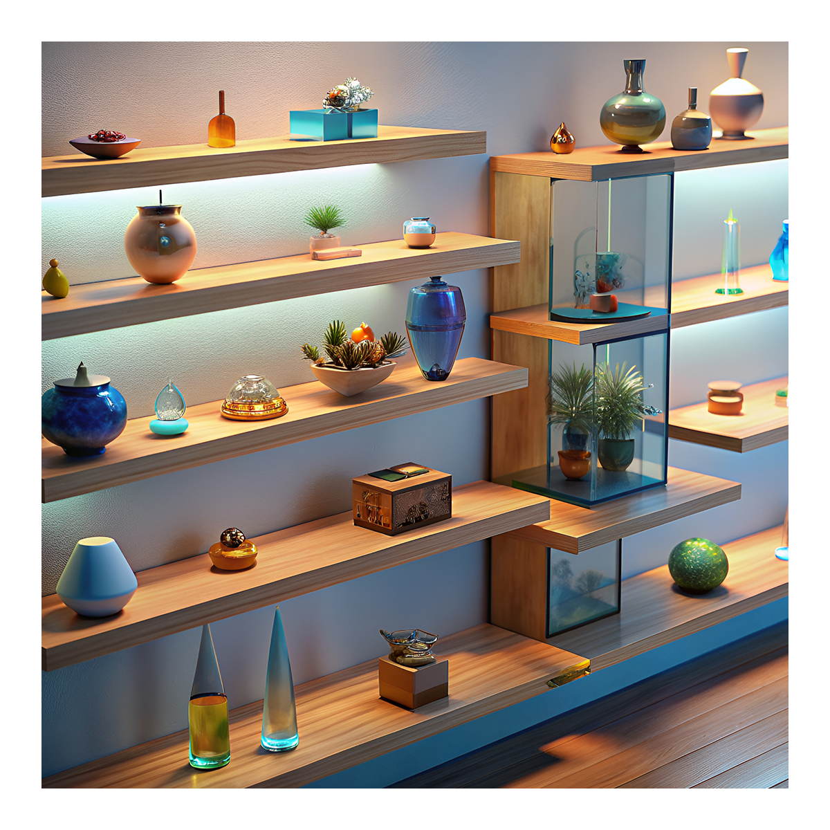 MiLagro Lampka Podszafkowa Jojo RGB + 3000/6000K Trójpak EKB1438