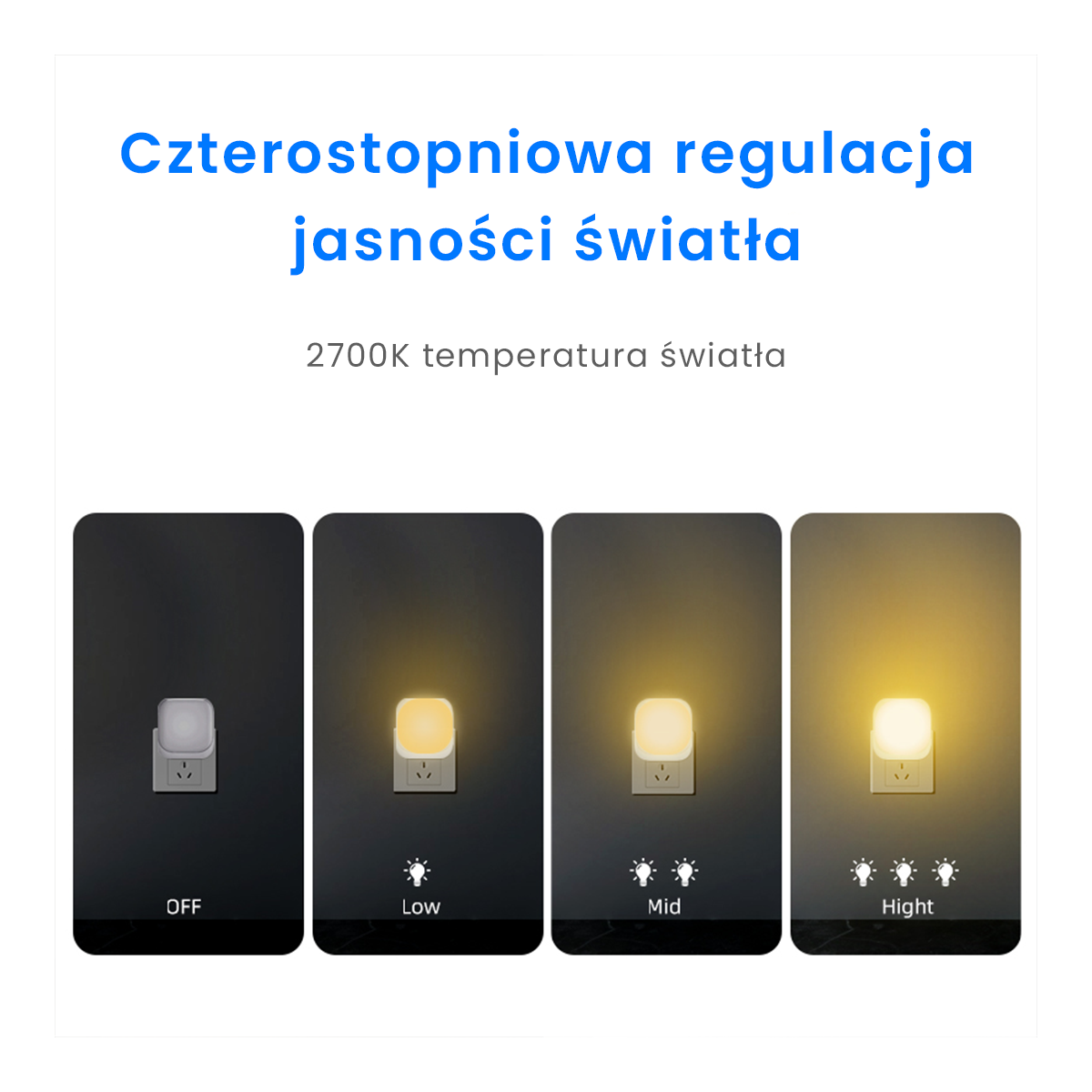 MiLagro Lampka Wtykowa Pati 2700K EKW1439