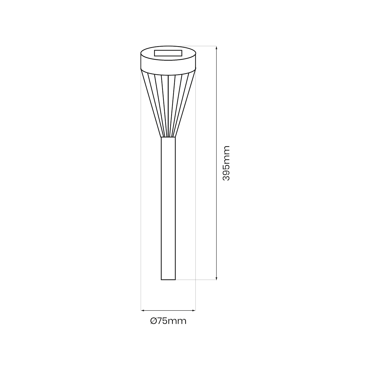 Pochodnia solarna FLAME EKO1450