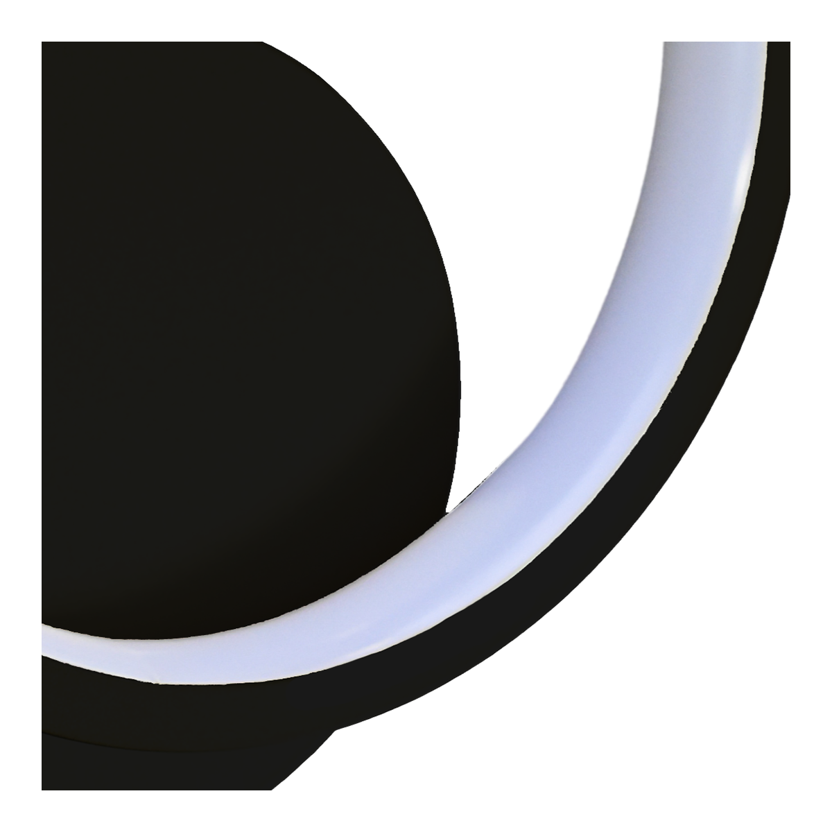 MiLagro Kinkiet HOOP BLACK 7W LED ML1540