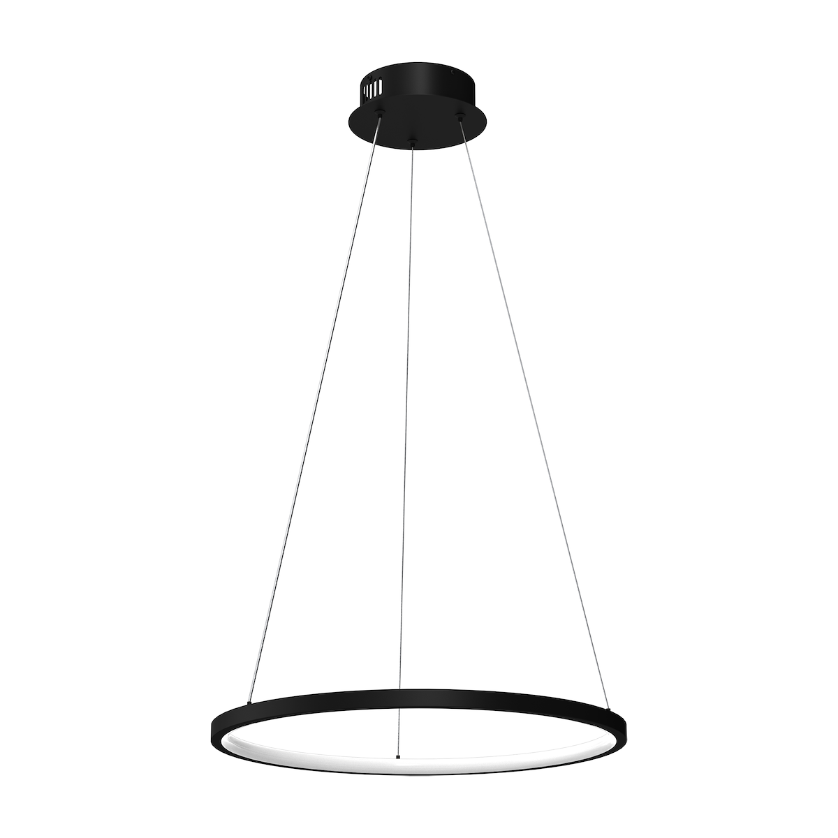 MiLagro Lampa wisząca HOOP BLACK 27W LED ML1541