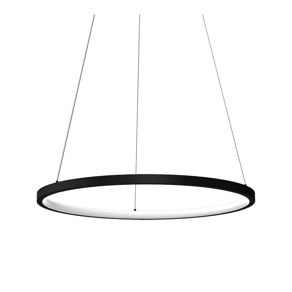 MiLagro Lampa wisząca HOOP BLACK 27W LED ML1541
