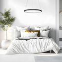 MiLagro Lampa wisząca HOOP BLACK 27W LED ML1541