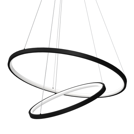 MiLagro Lampa wisząca HOOP BLACK 51W LED ML1542