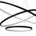 MiLagro Lampa wisząca HOOP BLACK 93W LED ML1543