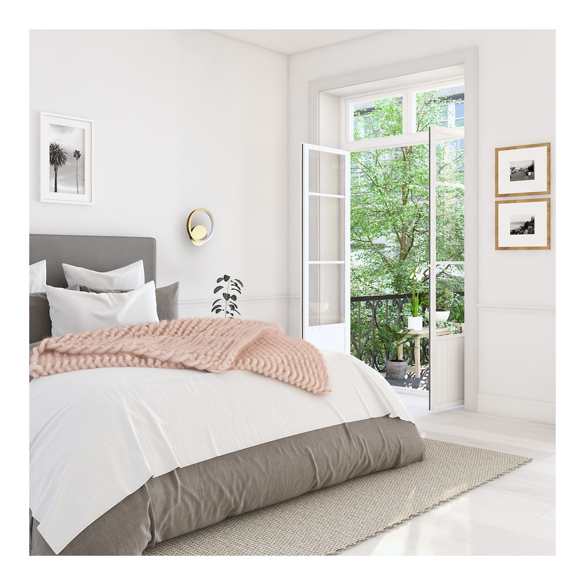 MiLagro Kinkiet HOOP GOLD 7W LED ML1544