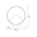 Kinkiet HOOP GOLD 7W LED ML1544