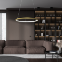 MiLagro Lampa wisząca HOOP GOLD 27W LED ML1545