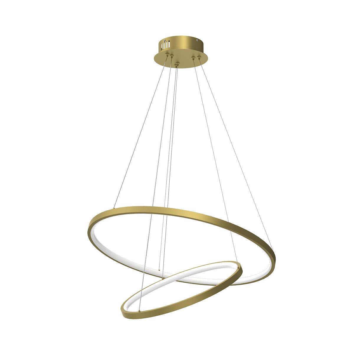 MiLagro Lampa wisząca HOOP GOLD 51W LED ML1546
