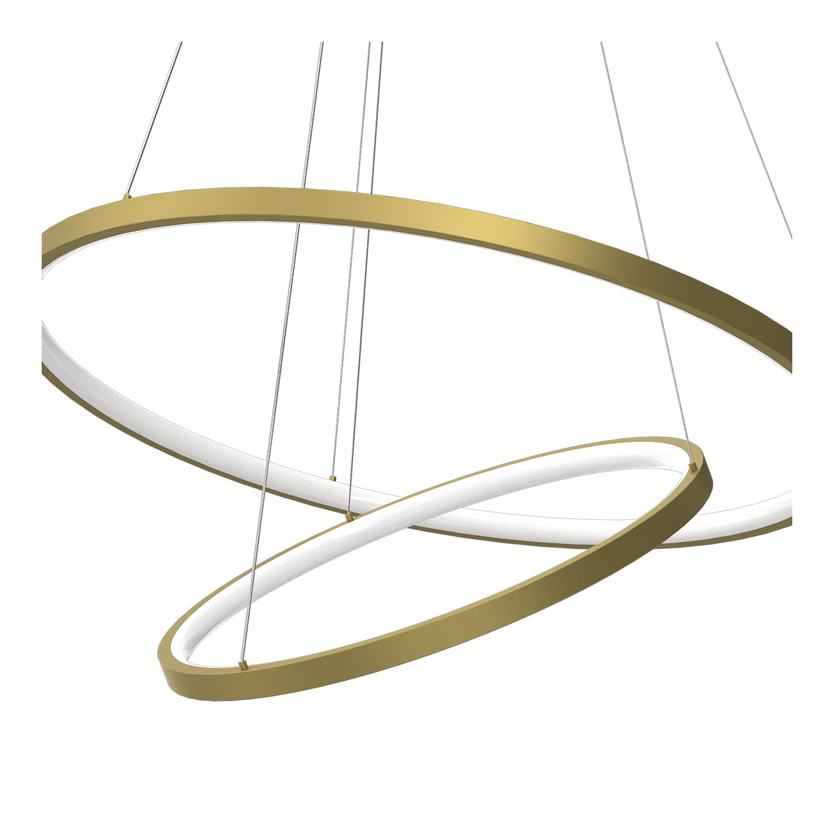 MiLagro Lampa wisząca HOOP GOLD 51W LED ML1546