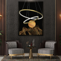 MiLagro Lampa wisząca HOOP GOLD 51W LED ML1546