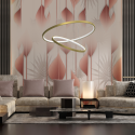 MiLagro Lampa wisząca HOOP GOLD 51W LED ML1546