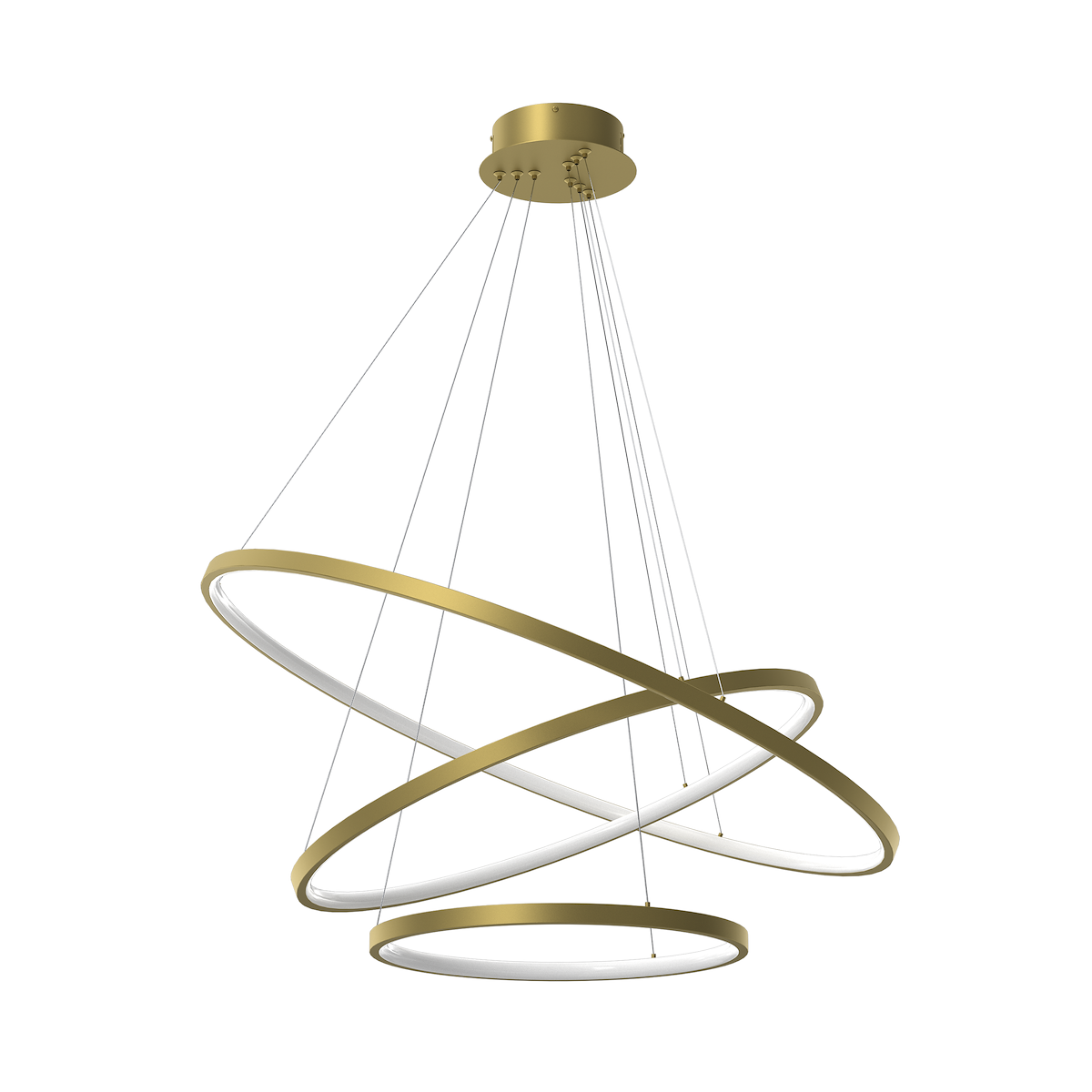 MiLagro Lampa wisząca HOOP GOLD 93W LED ML1547