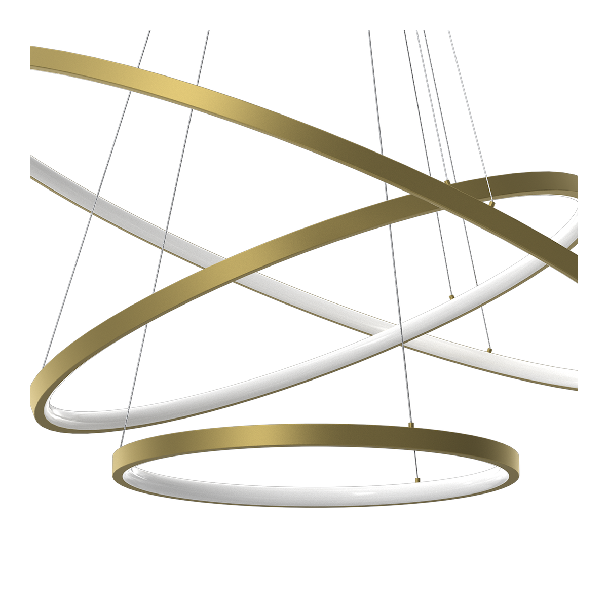 MiLagro Lampa wisząca HOOP GOLD 93W LED ML1547