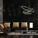 MiLagro Lampa wisząca HOOP GOLD 93W LED ML1547