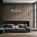 MiLagro Lampa wisząca HOOP CHROME 27W LED ML1549