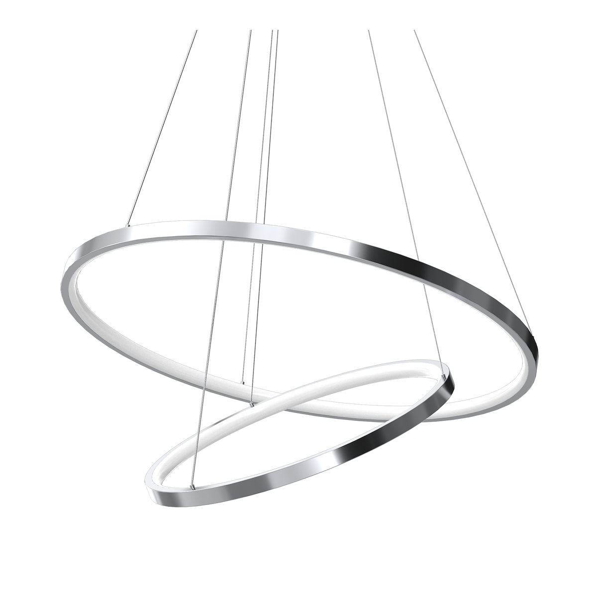 MiLagro Lampa wisząca HOOP CHROME 51W LED ML1550