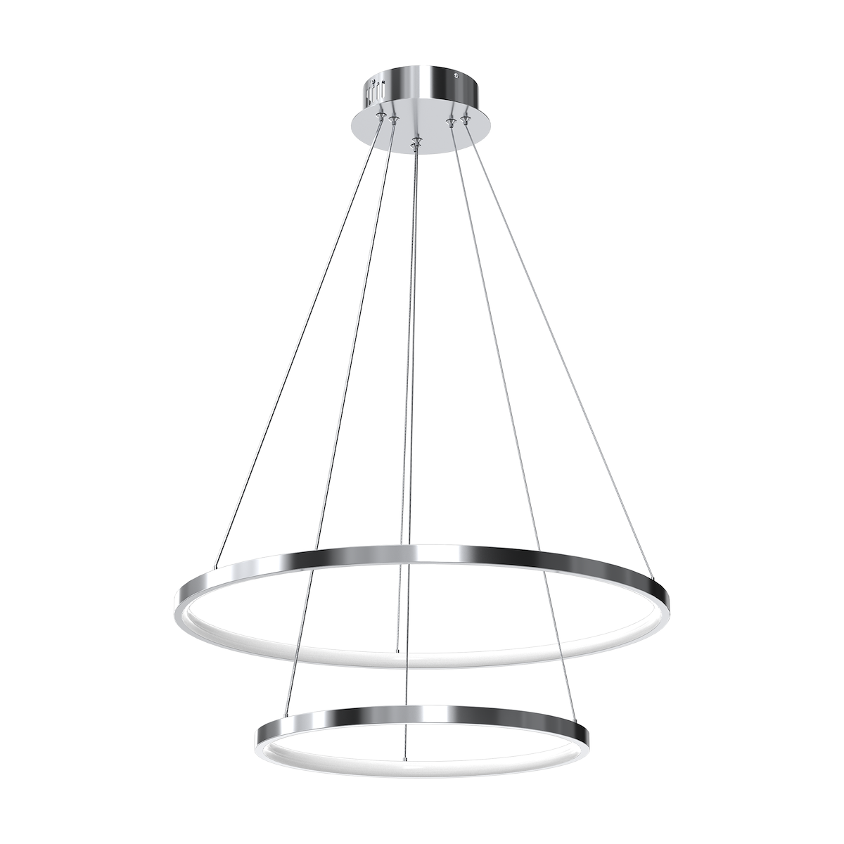 MiLagro Lampa wisząca HOOP CHROME 51W LED ML1550