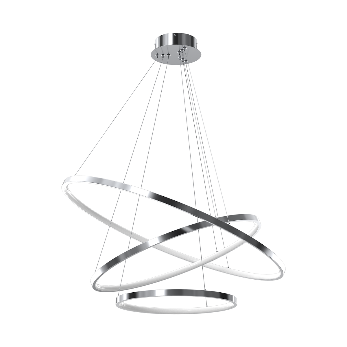MiLagro Lampa wisząca HOOP CHROME 93W LED ML1551