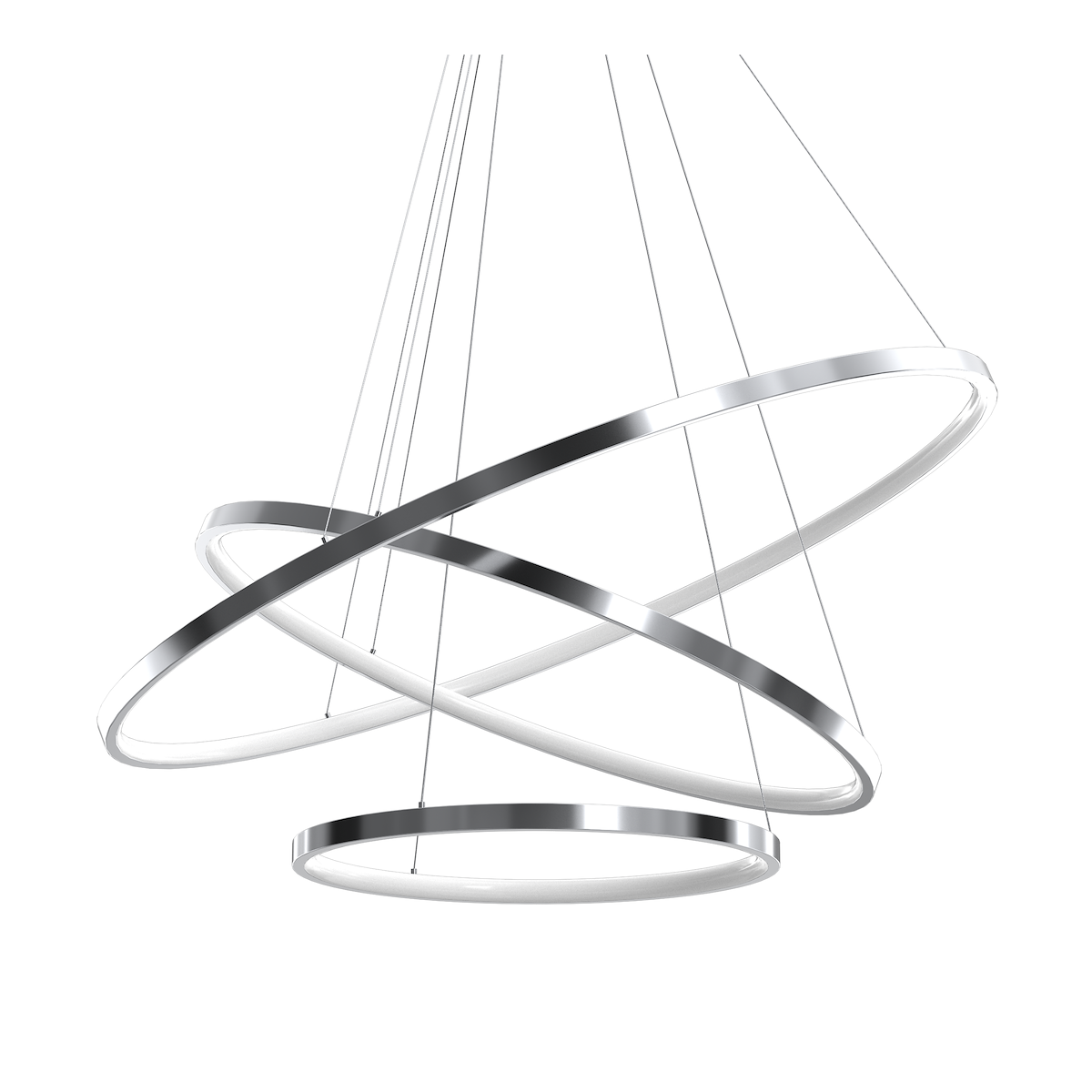 Lampa HOOP CHROME 93W LED