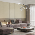 Lampa HOOP CHROME 93W LED