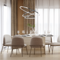 MiLagro Lampa wisząca HOOP CHROME 93W LED ML1551