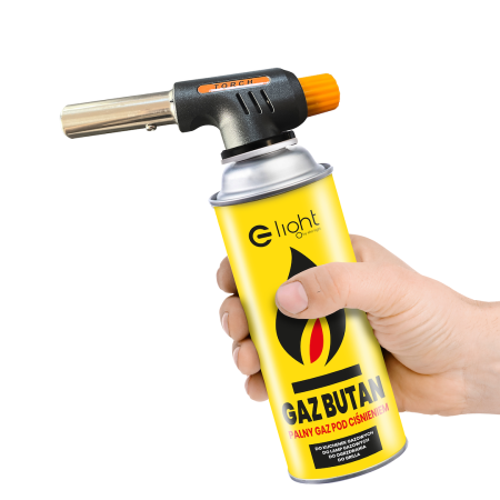 MiLagro Zestaw Palnik Czarny + Kartusz Gazowy 230g EK1639