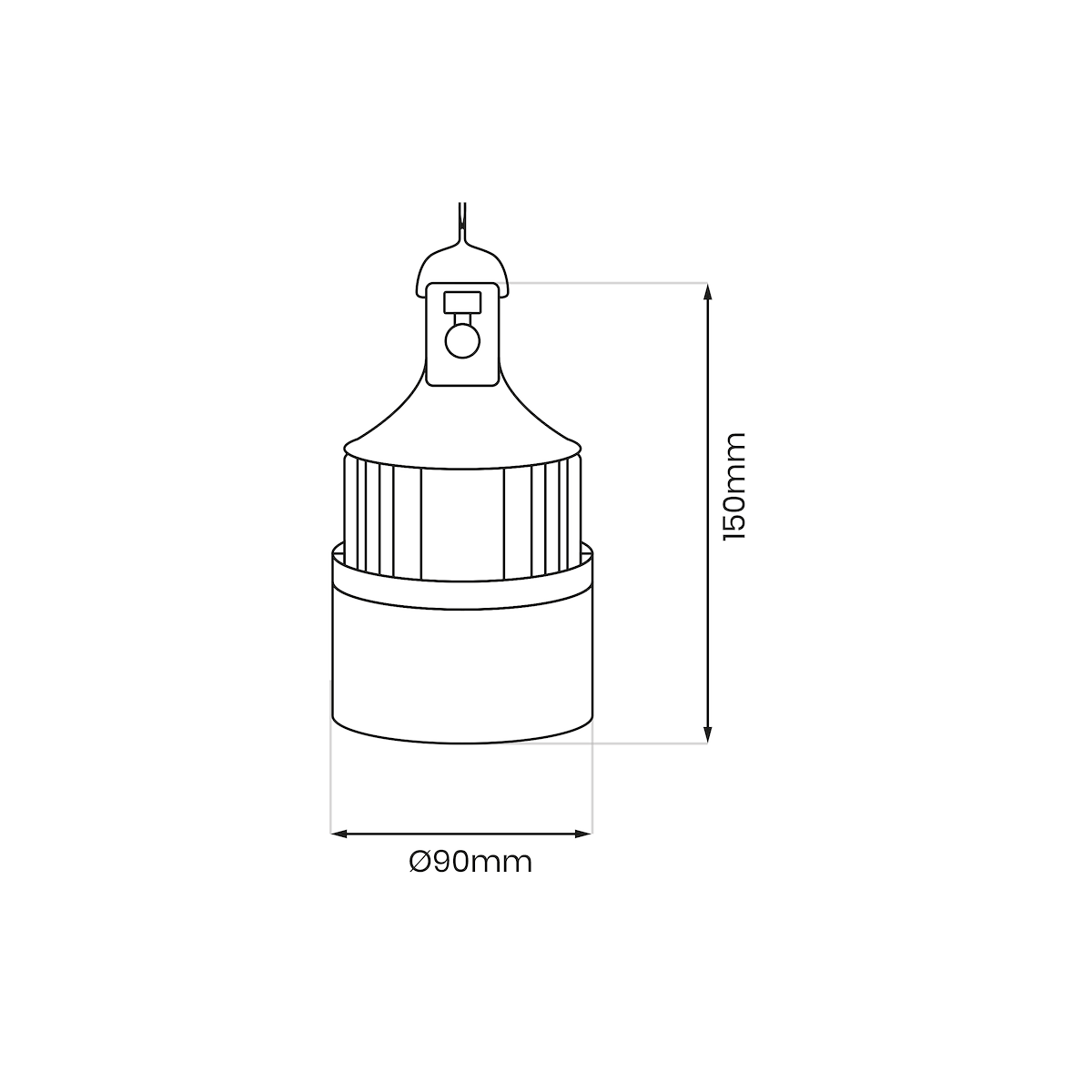 Przenośna Lampka LED Bulb 10W