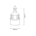 MiLagro Przenośna Lampka LED Bulb 10W 4000K EK1678