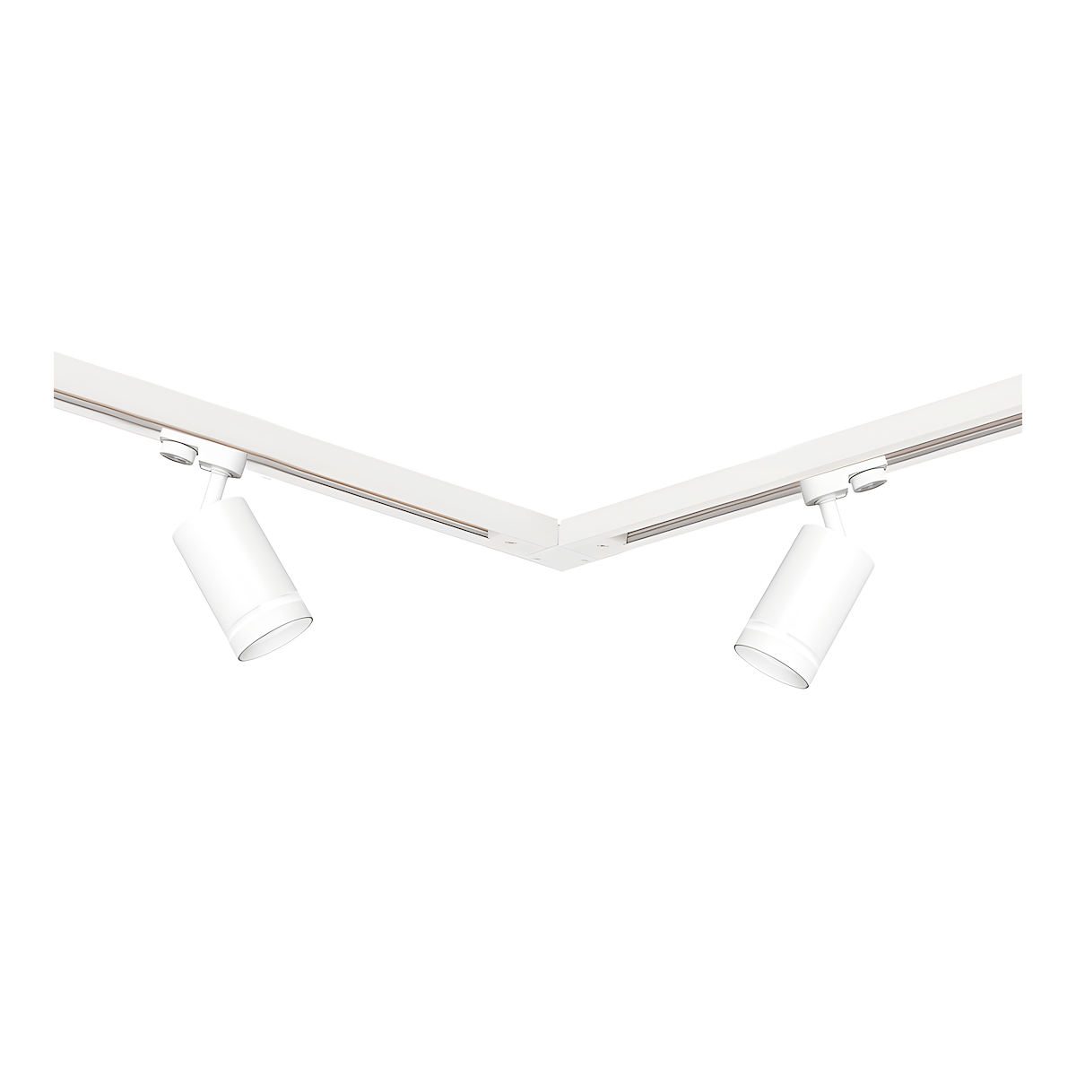 MiLagro Zestaw Szynoprzewód 4xPipe Ring GU10 + Prowadnica 2x1m + Złączki - Biały ML1688