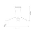 MiLagro Lampa wisząca LOOP 28W LED 4000K ML1577