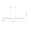 MiLagro Lampa wisząca AMBAR 35W LED 4000K ML1584