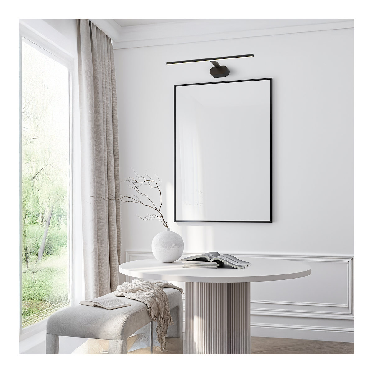 MiLagro Kinkiet PRADO Black 11W LED 3000K ML1002