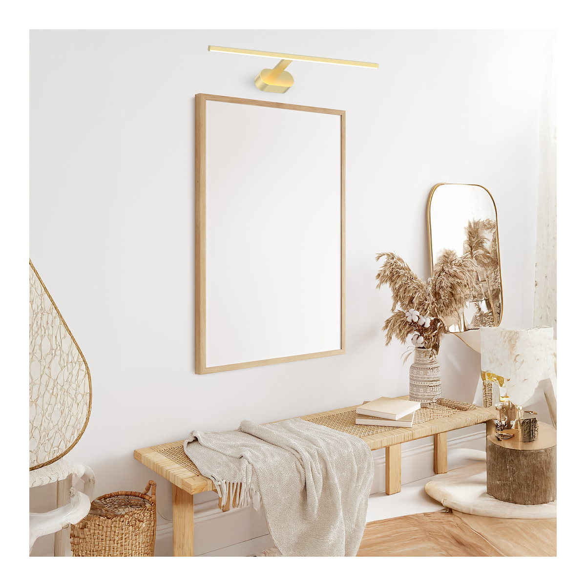 MiLagro Kinkiet PRADO Satin Gold 11W LED 3000K ML1005