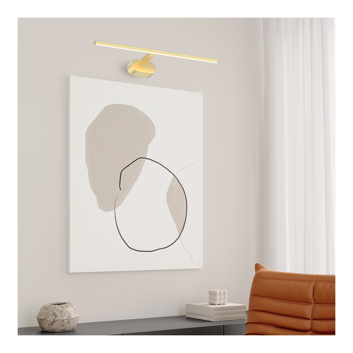 Kinkiet PRADO Satin Gold LED