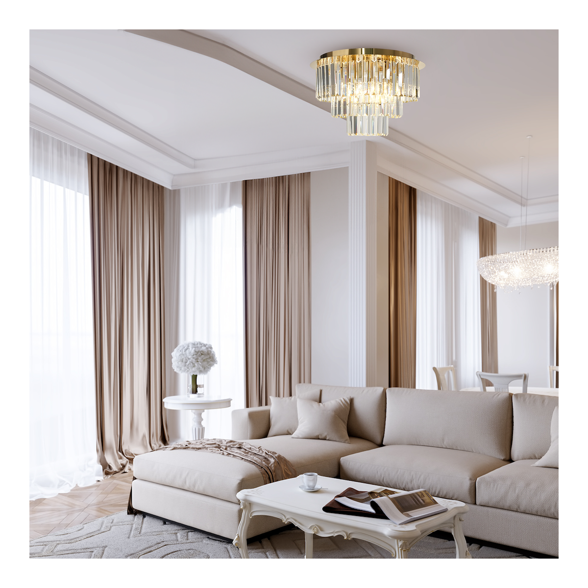 Lampa sufitowa MILANO 45cm