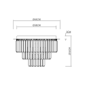 MiLagro Lampa sufitowa MILANO fi 45cm 6xE14 ML1023
