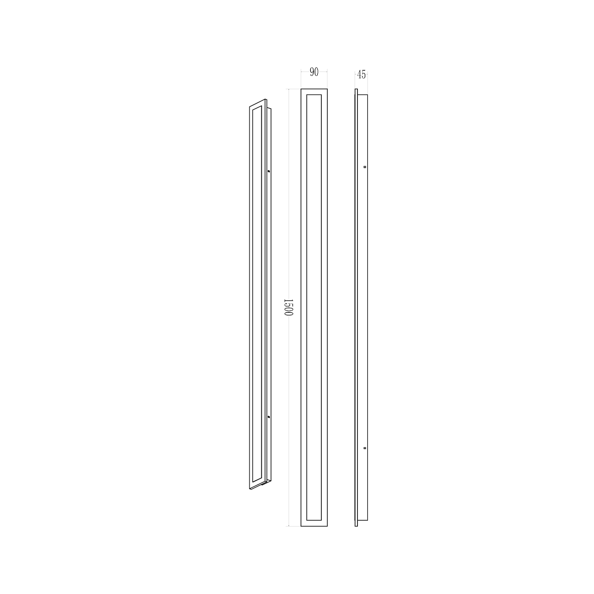 MiLagro Kinkiet Wow 30W 3CCT IP54 150cm ML1725