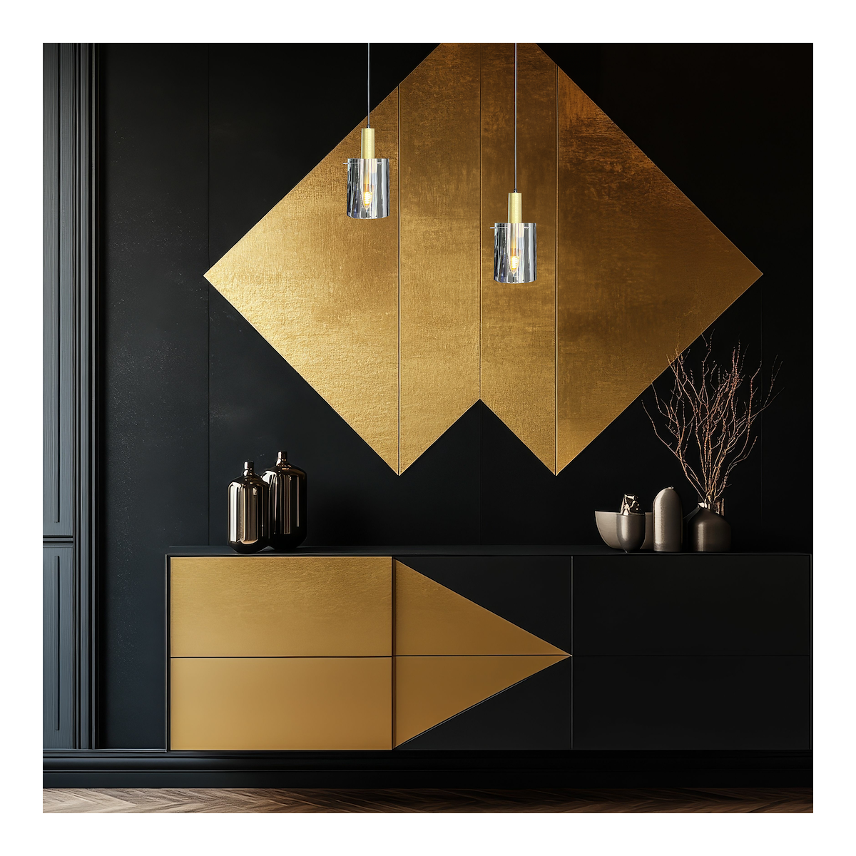 MiLagro Lampa wisząca Arcadia Gold 1xE27 ML1816