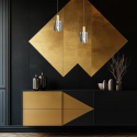 MiLagro Lampa wisząca Arcadia Gold 1xE27 ML1816